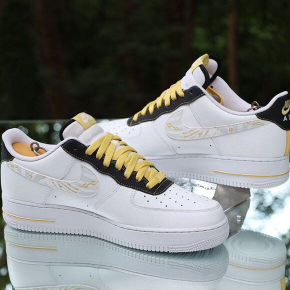 Nike Air Force 1 Low Gold Links Zebra Print - Picture 14 of 15